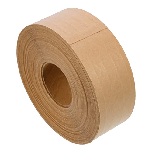 KICHOUSE 1 Rolle Klebeband Aus Kraftpapier Verpackung Geschenkpapier Versandklebeband Wickeln Klebrig Klebstoff Packband Mit Abroller Hochleistungsband Papier Klebeband Paketband Kaffee von KICHOUSE