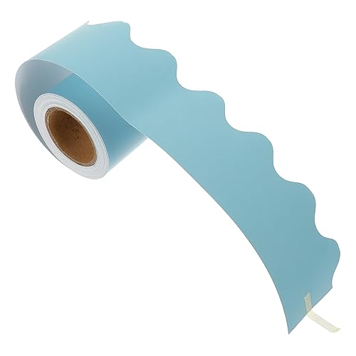 KICHOUSE 1 Rolle Tafelrand Aus Dekorativem Papier Selbstklebende Tapete Magnetstreifen Schild Wohnkultur Bildrahmenband Bordüre Aus Kork Notiz Bretter Briefbrett Beschichtetes Papier Blue KICHOUSE 1 Rolle Tafelrand Aus Dekorativem Papier Selbstklebende Tapete Magnetstreifen Schild Wohnkultur Bildrahmenband Bordüre Aus Kork Notiz Bretter Briefbrett Beschichtetes Papier Blue von KICHOUSE