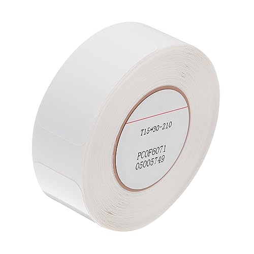 KICHOUSE 1 Rolle Thermische Etikettenrolle Selbstklebende Beschriftungslabel für Büro Zuhause Wiederverwendbar für Adress Preisetiketten von KICHOUSE