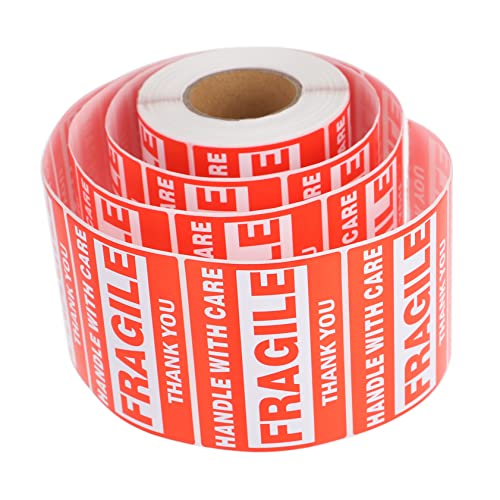 KICHOUSE 1 Rolle Versiegeln und beschriften Warnschild für den Versand aufkleber Etikett zerbrechliche Aufkleber für Verpackungen Versand zerbrechlicher Aufkleber rot KICHOUSE 1 Rolle Versiegeln und beschriften Warnschild für den Versand aufkleber Etikett zerbrechliche Aufkleber für Verpackungen Versand zerbrechlicher Aufkleber rot von KICHOUSE