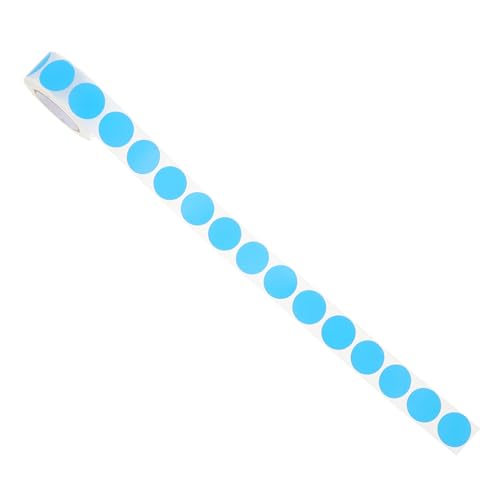 KICHOUSE 1 Rolle ablösbare Dots-Etiketten Aufkleber-Etiketten selbstklebende Etikettenaufkleber Aufkleber Dekorationen Aufkleber mit runden Punkten Papier Blue KICHOUSE 1 Rolle ablösbare Dots-Etiketten Aufkleber-Etiketten selbstklebende Etikettenaufkleber Aufkleber Dekorationen Aufkleber mit runden Punkten Papier Blue von KICHOUSE