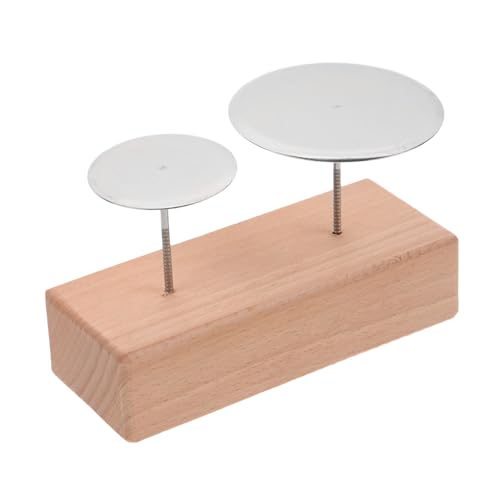 KICHOUSE 1 Satz Baking Flower Nail Display Base Holzständer für Tortendekoration Ausprobieren von Mustern Zubehör für Backliebhaber Hochwertige Verarbeitung und Stabile Standfläche von KICHOUSE