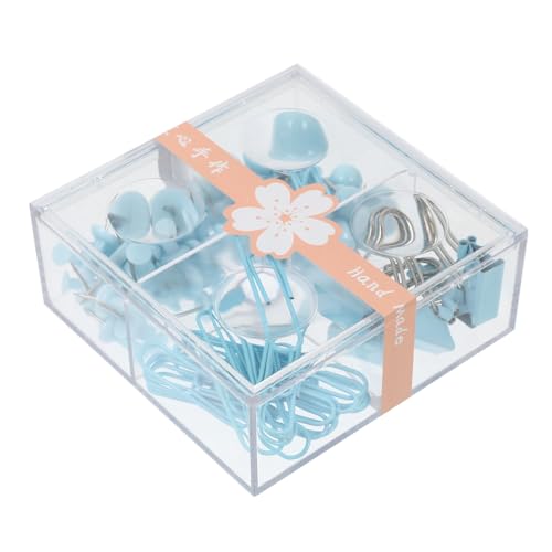 KICHOUSE 1 Satz Bill Clip Office Supplies Mini-Ordner goldene Büroklammern süße Büroklammern Clips lesezeichen Binderclip Klammern für Papier Metall Blue KICHOUSE 1 Satz Bill Clip Office Supplies Mini-Ordner goldene Büroklammern süße Büroklammern Clips lesezeichen Binderclip Klammern für Papier Metall Blue von KICHOUSE