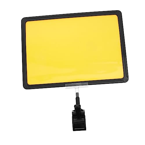 KICHOUSE 1 Satz Billboard-clip Schild Speichern Inhaber Lebensmitteletiketten Planke Clips Einzelhandelsschild Supermarktschilder Schilderhalter-clip Für Zeichen Kleiderständer Abs Black von KICHOUSE