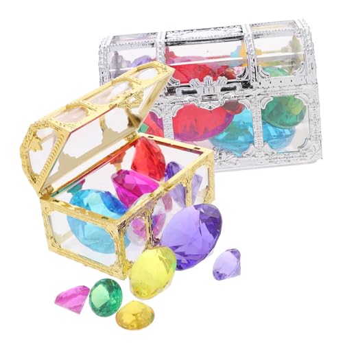 KICHOUSE 1 Satz Edelstein Tauchspielzeug Bunte Kunststoffdiamanten für Poolspaß für DIY Schätze Garten und Hochzeitsdekoration Schatzkisten KICHOUSE 1 Satz Edelstein Tauchspielzeug Bunte Kunststoffdiamanten für Poolspaß für DIY Schätze Garten und Hochzeitsdekoration Schatzkisten von KICHOUSE