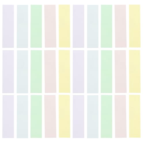 KICHOUSE 1 Satz Haftnotizen Selbstklebende Index Tabs Pastellfarben für Büro Schule Praktische Seitenmarker für Notizen Bücher und Dokumente Einfache Anwendung Vielseitig Einsetzbar von KICHOUSE