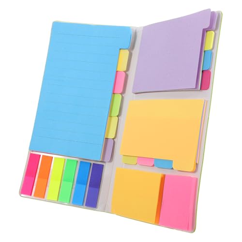KICHOUSE 1 Satz Klebezettel Selbstklebende Notizblätter Bunten Farben für Büro und Studium mit Haftnotizen für Einfaches Organisieren und Erinnerungen Wasserfest und Rutschfest KICHOUSE 1 Satz Klebezettel Selbstklebende Notizblätter Bunten Farben für Büro und Studium mit Haftnotizen für Einfaches Organisieren und Erinnerungen Wasserfest und Rutschfest von KICHOUSE