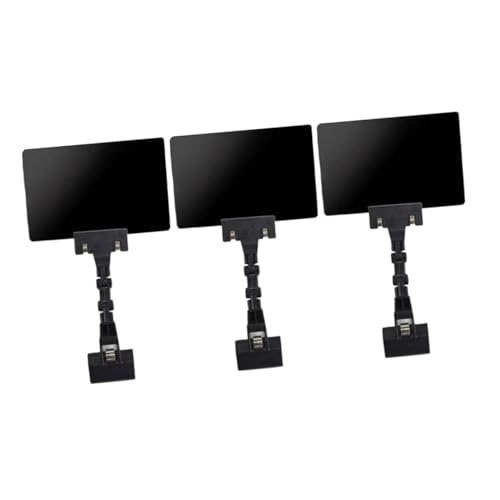 KICHOUSE 1 Satz Preisschild-clip Organisation Etiketten Für Speicherbehälter Körbe Kreide Tafel Pantry -etiketten Korb Etiketten Unterschreiben Clips Black Abs von KICHOUSE