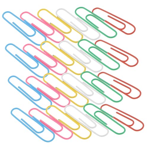 KICHOUSE 1 Schachtel Lesezeichen-Set klein geformt Dekorative Papierklamme kreative Büroklammern Dokumentpapierclips Office-Dokumentenklammern Buchleseclips Metallclips pp von KICHOUSE