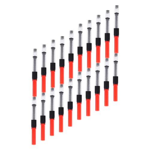 KICHOUSE 1 Set 20 Stück Füllfederhalter Löschpapier Praktisches Füllfederhalter Zubehör Nachfülltintenwerkzeug Nachfüllbarer Stift Füllfederhalter Federfüller Roter Stift von KICHOUSE