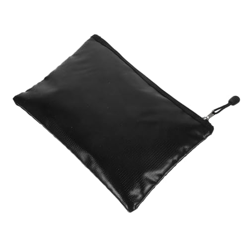 KICHOUSE 1 Stück Feuerfeste Wasserdichte Tasche Mit Reißverschluss Dokumententasche Feuerfeste Tasche Schlüsselhüllenhalter Geldtasche Wasserdichte Dokumententasche Außenschicht Aus von KICHOUSE