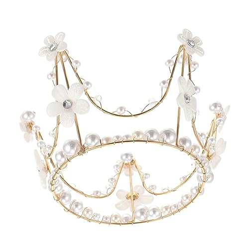 KICHOUSE 1 Stück Kronenkuchen dekorieren königliche Königin selbst Tiara Prinzessin klein hochzeitsdeko Kuchen Topper cake decorating Krone Kuchendekoration Party-Kuchen- Legierung von KICHOUSE