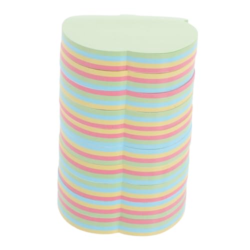 KICHOUSE 10 Packungen Bunte Selbstklebende Notizblöcke Apfelform Praktische Haftnotizen für Büro und Zuhause für Erinnerungen und To Do Listen Blöcken von KICHOUSE