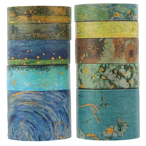 KICHOUSE 10 Rollen Washi Tape Textmarker Scrapbook Aufkleber Punkt Set Schleifen Maskierungsstift Pastellmarker Klebeband Milchprodukte Goldprägeband Geschenkband Dekorative KICHOUSE 10 Rollen Washi Tape Textmarker Scrapbook Aufkleber Punkt Set Schleifen Maskierungsstift Pastellmarker Klebeband Milchprodukte Goldprägeband Geschenkband Dekorative von KICHOUSE