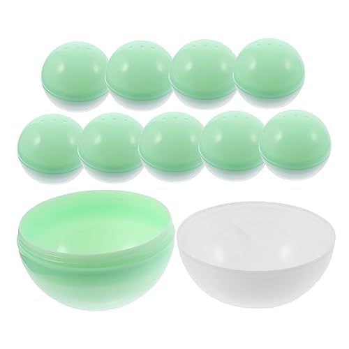 KICHOUSE 10 Stück Aufbewahrungskiste runden befüllbare Gewinnbälle multifunktionaler leerer Ball Kugeldekor aus Kunststoff Kunststoffkugeln für Bastelzwecke Plastik Zufällige Farbe von KICHOUSE