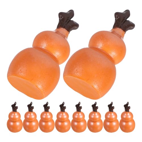 KICHOUSE 10 Stück Handgefertigte Harzkürbis-Ornamente, Kreative Kürbisfiguren-skulpturen, DIY-harzverzierungen, Einzigartige Kürbismodelle, Chinesische Glückskürbisse, KICHOUSE 10 Stück Handgefertigte Harzkürbis-Ornamente, Kreative Kürbisfiguren-skulpturen, DIY-harzverzierungen, Einzigartige Kürbismodelle, Chinesische Glückskürbisse, von KICHOUSE