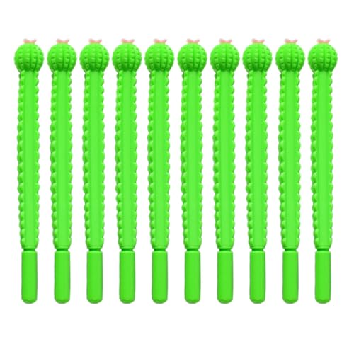 KICHOUSE 10 Stück Kaktusfeigenstift gelstifte Signaturstift Schüler Füllfederhalter Notizstifte aus Kunststoff Büro Briefpapier tragbarer Schreibstift Gel -Stift Plastik Zufällige Farbe KICHOUSE 10 Stück Kaktusfeigenstift gelstifte Signaturstift Schüler Füllfederhalter Notizstifte aus Kunststoff Büro Briefpapier tragbarer Schreibstift Gel -Stift Plastik Zufällige Farbe von KICHOUSE