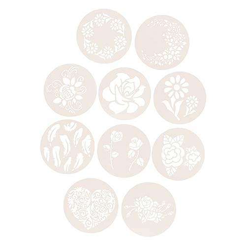KICHOUSE Blumen-Kuchen-Vorlagen 10 Stück Brot-Schablonen kreative Backvorlagen einfach zu verwenden KICHOUSE Blumen-Kuchen-Vorlagen 10 Stück Brot-Schablonen kreative Backvorlagen einfach zu verwenden von KICHOUSE