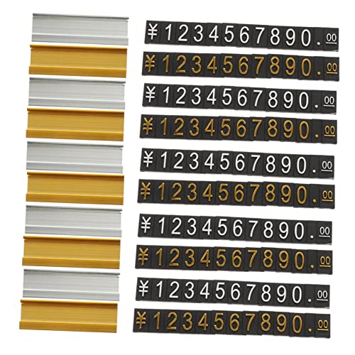 KICHOUSE 10 Stück Paste tag Stichworte Preisschild Nummernschilder Etikett Aluminiumlegierung KICHOUSE 10 Stück Paste tag Stichworte Preisschild Nummernschilder Etikett Aluminiumlegierung von KICHOUSE