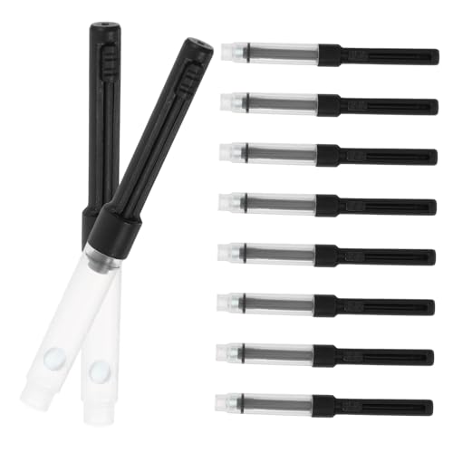 KICHOUSE 10 Stück Teiliges Füllfederhalter Tintenadapter mit Praktischem Herausziehmechanismus Langlebiges Kunststoff Material Kompatibel für Füllhalter Einfache Nachfüllung und Verlängerte KICHOUSE 10 Stück Teiliges Füllfederhalter Tintenadapter mit Praktischem Herausziehmechanismus Langlebiges Kunststoff Material Kompatibel für Füllhalter Einfache Nachfüllung und Verlängerte von KICHOUSE