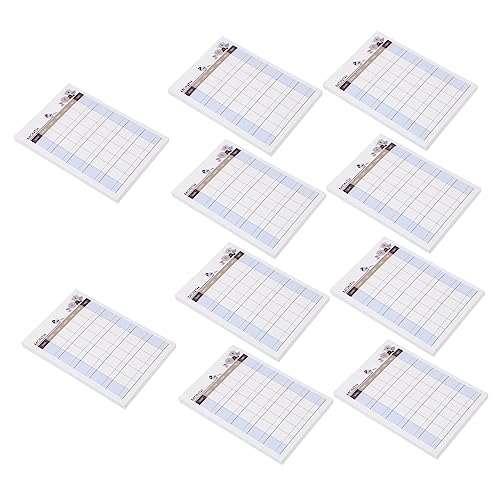 KICHOUSE 10 Stück Teiliges Wochenplaner Notizblöcke für Studenten Memo Notepads Hochwertige Schreibunterlagen für Zeitplanung und To Do Listen für Schule und Büro KICHOUSE 10 Stück Teiliges Wochenplaner Notizblöcke für Studenten Memo Notepads Hochwertige Schreibunterlagen für Zeitplanung und To Do Listen für Schule und Büro von KICHOUSE