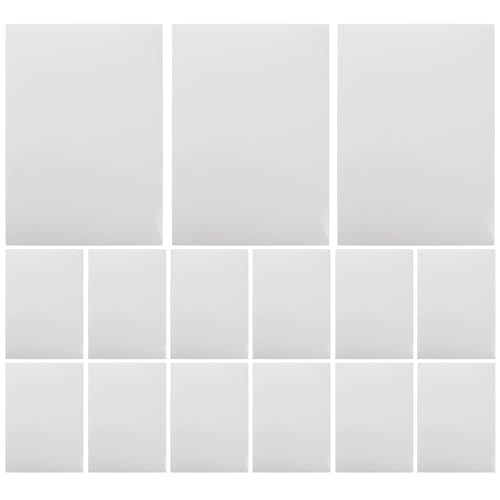 KICHOUSE 100 Blatt Selbstklebende Blankoetiketten für Drucker Glänzende Etikettenblätter für Adressetikettierung Diy Projekte und KICHOUSE 100 Blatt Selbstklebende Blankoetiketten für Drucker Glänzende Etikettenblätter für Adressetikettierung Diy Projekte und von KICHOUSE