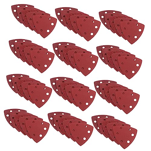 KICHOUSE 100 Stück Dreiecks scheibe Schleifpads Schleifmittel Schleifen multi Unterlage schleifpapier Polieren von Sandpapier selbstklebende Schleifscheiben Aluminiumoxid KICHOUSE 100 Stück Dreiecks scheibe Schleifpads Schleifmittel Schleifen multi Unterlage schleifpapier Polieren von Sandpapier selbstklebende Schleifscheiben Aluminiumoxid von KICHOUSE