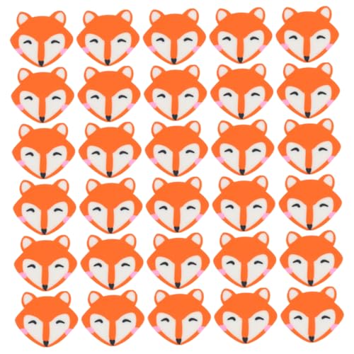 KICHOUSE 100 Stück Kawaii Tier Radiergummis Süße Wald Fuchs Radierer für Schule Belohnungen Geburtstagsfeiern und Kreative Projekte für Klassenzimmer von KICHOUSE