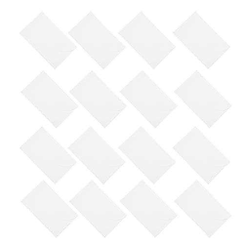 KICHOUSE 100 Stück Leerer Kartenumschlag Brief farbig Mailer Mini selbst Aktentasche aus Papier Portfolio-Projekttasche aus Papier Postkarten-Aufbewahrungstasche Weiß von KICHOUSE