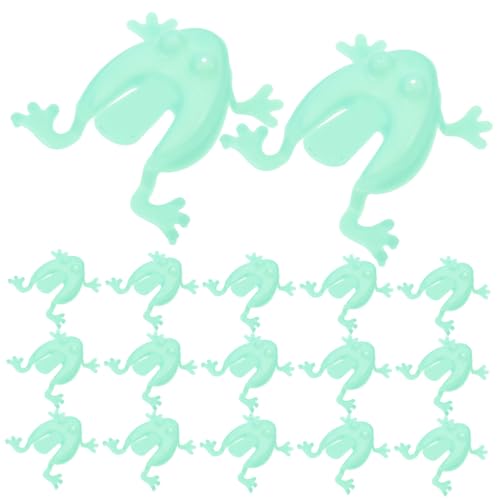 KICHOUSE 100 Stück Springende Froschspielzeuge Lustige Kleine Plastikkrebs Spielzeuge für Drück und Sprungspielzeug Mini Froschmodelle für Partytüten und von KICHOUSE