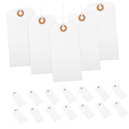 KICHOUSE 100 Stück Tags Und Karten Leere Etiketten -tags Tags Papier Preisträger Hängende Papieranhänger Markierungsetikett Schmuckanhänger Für Die Preisgestaltung Schild Weiß Papierstau KICHOUSE 100 Stück Tags Und Karten Leere Etiketten -tags Tags Papier Preisträger Hängende Papieranhänger Markierungsetikett Schmuckanhänger Für Die Preisgestaltung Schild Weiß Papierstau von KICHOUSE
