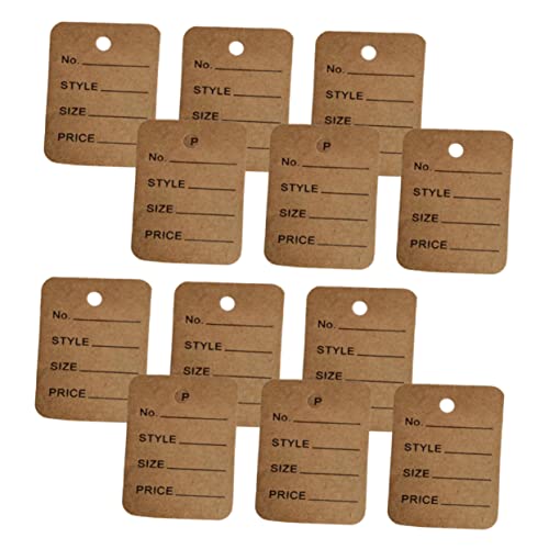 KICHOUSE 1000 Stück Preisschild Schmuck Kleidung Tags etiketten für bekleidungsgeschäfte Kleidung hängen größenetiketten kleidungsetiketten kleidung größe Kleidergrößenetikett Papier KICHOUSE 1000 Stück Preisschild Schmuck Kleidung Tags etiketten für bekleidungsgeschäfte Kleidung hängen größenetiketten kleidungsetiketten kleidung größe Kleidergrößenetikett Papier von KICHOUSE