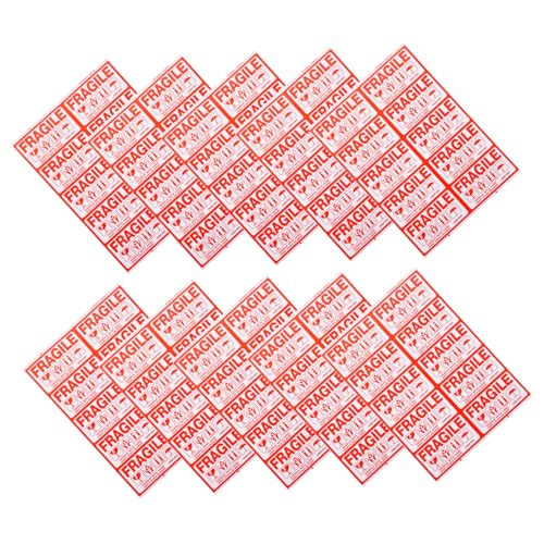 KICHOUSE 100Stücke Fragile Warnaufkleber Selbstklebende Versandetiketten Für Zerbrechliche Artikel Für Verpackungen Versand Von Zerbrechlichen KICHOUSE 100Stücke Fragile Warnaufkleber Selbstklebende Versandetiketten Für Zerbrechliche Artikel Für Verpackungen Versand Von Zerbrechlichen von KICHOUSE