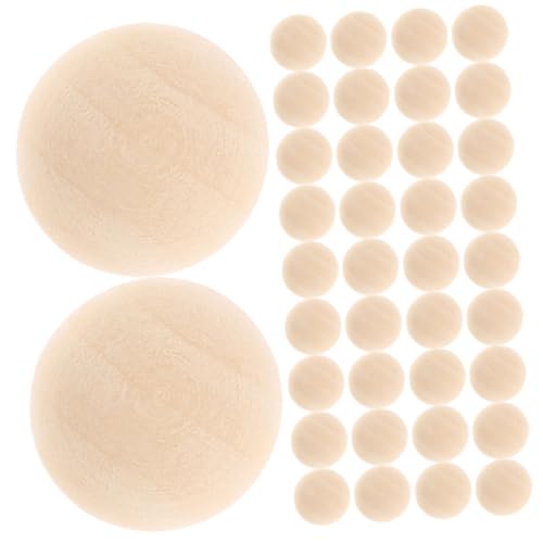 KICHOUSE 100Stücke Halbe Runde Holzkugeln aus Lotusholz DIY Bastelmaterial für Schmuckherstellung Holzperlen für Kreative Projekte Malerei und Heimdekoration KICHOUSE 100Stücke Halbe Runde Holzkugeln aus Lotusholz DIY Bastelmaterial für Schmuckherstellung Holzperlen für Kreative Projekte Malerei und Heimdekoration von KICHOUSE