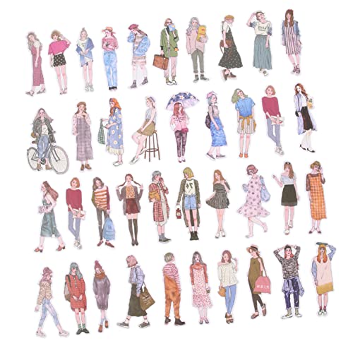 KICHOUSE 100blätter Scrapbooking Sticker Kreative Aufkleber Für Mädchen Handbuch Dekorationsaufkleber Geeignet Für Scrapbooks Kalender Notizbücher Und Fotobücher von KICHOUSE