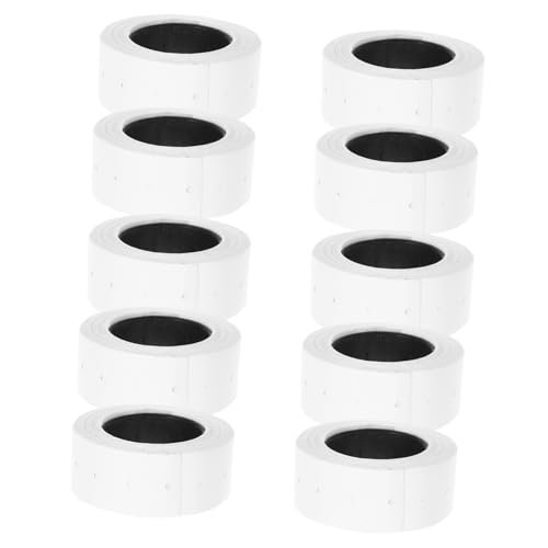 KICHOUSE 10Rollen Preisschilder Etiketten Rolle Selbstklebende Preisetiketten für Preisauszeichner Vielseitig Einsetzbar im Einzelhandel für Geschäfte Supermärkte KICHOUSE 10Rollen Preisschilder Etiketten Rolle Selbstklebende Preisetiketten für Preisauszeichner Vielseitig Einsetzbar im Einzelhandel für Geschäfte Supermärkte von KICHOUSE