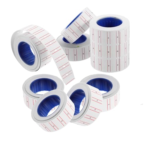 KICHOUSE 10Rollen Selbstklebendes Preisetikettenpapier Langlebige Preisschilder Für Geschäfte Supermärkte Märkte Etiketten Pro Rolle Kompatibel Mit Preisetikettiermaschinen KICHOUSE 10Rollen Selbstklebendes Preisetikettenpapier Langlebige Preisschilder Für Geschäfte Supermärkte Märkte Etiketten Pro Rolle Kompatibel Mit Preisetikettiermaschinen von KICHOUSE