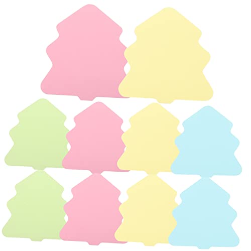 KICHOUSE 10Sätze Multifunktionale Memo Pads mit Bunten Haftnotizen Wiederablösbar und Beschreibbar für Büro Schule und Zuhause Selbstklebend für Flexible Anwendungen von KICHOUSE