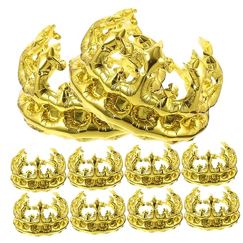 KICHOUSE 10Stücke Aufblasbare Kronen Haarschmuck Ballon Hüte Dekorative Partyaccessoires Für Geburtstagsfeiern Und Festliche Anlässe KICHOUSE 10Stücke Aufblasbare Kronen Haarschmuck Ballon Hüte Dekorative Partyaccessoires Für Geburtstagsfeiern Und Festliche Anlässe von KICHOUSE