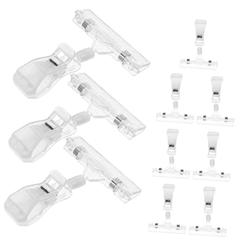 KICHOUSE 10Stücke Drehbarer Preiszeichenhalter Transparenter Etikettenclip Für Supermärkte Und Anpassbar Für Werbezwecke Regale Und Displays KICHOUSE 10Stücke Drehbarer Preiszeichenhalter Transparenter Etikettenclip Für Supermärkte Und Anpassbar Für Werbezwecke Regale Und Displays von KICHOUSE