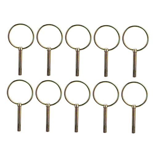 KICHOUSE 10Stücke Federbelastete Lynch Für Anhänger Lkw Mäher Verzinkte Sicherungsstifte Klappstecker Clip Passend Für Ackerschlepper Landwirtschaftliche Anwendungen KICHOUSE 10Stücke Federbelastete Lynch Für Anhänger Lkw Mäher Verzinkte Sicherungsstifte Klappstecker Clip Passend Für Ackerschlepper Landwirtschaftliche Anwendungen von KICHOUSE