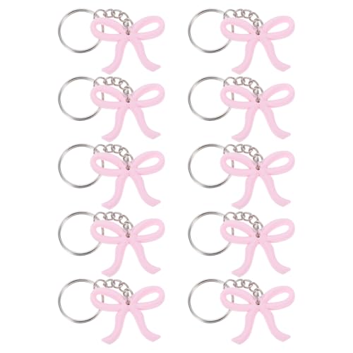 KICHOUSE 10Stücke Rosa Schleifen Schlüsselanhänger Charmante Party Dekoration für Geburtstagsfeiern Babypartys und Besondere Anlässe mit Eleganten Akzenten aus Robustem KICHOUSE 10Stücke Rosa Schleifen Schlüsselanhänger Charmante Party Dekoration für Geburtstagsfeiern Babypartys und Besondere Anlässe mit Eleganten Akzenten aus Robustem von KICHOUSE