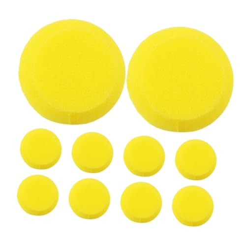 KICHOUSE 10Stücke Teiliges Schwammpinsel für Runde Malschwämme Basteln für Kreative DIY Projekte Einfach zu Bedienen Wiederverwendbar für Malerei und Handwerk KICHOUSE 10Stücke Teiliges Schwammpinsel für Runde Malschwämme Basteln für Kreative DIY Projekte Einfach zu Bedienen Wiederverwendbar für Malerei und Handwerk von KICHOUSE