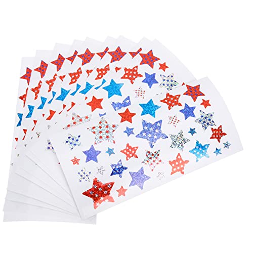 KICHOUSE 10blätter Glitzerstern-Aufkleber Für Bastelprojekte Kinderbelohnungen Lehrerbedarf Partygeschenke Glänzende Fünfzackige Sterne Dekorative Sticker Für Schule Und KICHOUSE 10blätter Glitzerstern-Aufkleber Für Bastelprojekte Kinderbelohnungen Lehrerbedarf Partygeschenke Glänzende Fünfzackige Sterne Dekorative Sticker Für Schule Und von KICHOUSE