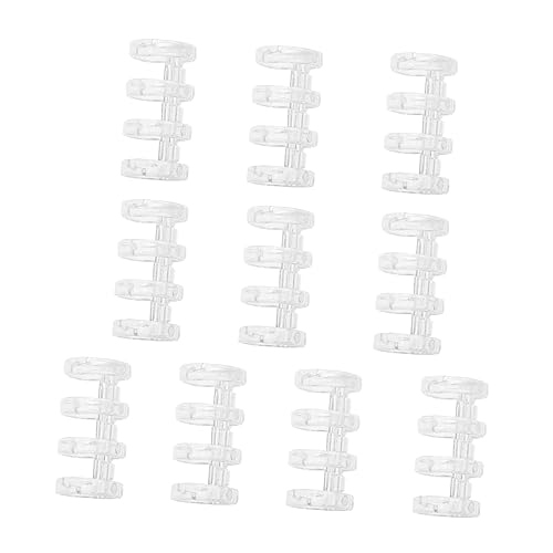 KICHOUSE 10er-pack Binder-clips Bürobedarf Für Fotoalbum Scrapbook Segmentierter Binder Snap von KICHOUSE