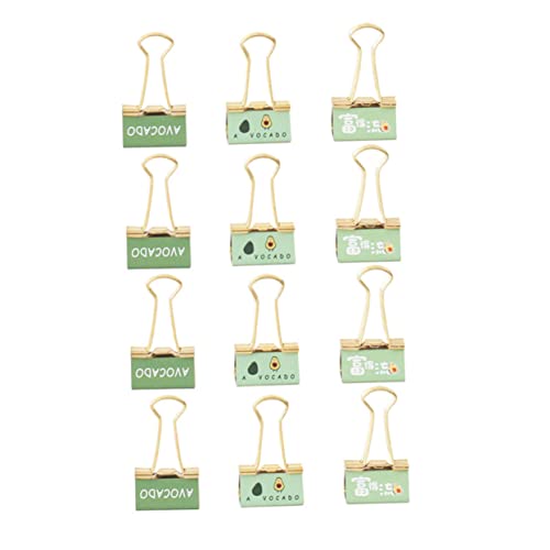 KICHOUSE 12 Stück Büroklammern Dateiorganisation Von Clips Bindemittel Büroklammer Büro-aktenklammern Professionelle Dateiclips Frische Feilenklemme Metall Green KICHOUSE 12 Stück Büroklammern Dateiorganisation Von Clips Bindemittel Büroklammer Büro-aktenklammern Professionelle Dateiclips Frische Feilenklemme Metall Green von KICHOUSE