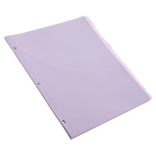 KICHOUSE 12 Stück Discbound Ordnertrennblätter mit Taschen Organisieren von Unterlagen für Schule Büro und Zuhause Leichtes und Langlebiges Material für Einfachen Zugriff KICHOUSE 12 Stück Discbound Ordnertrennblätter mit Taschen Organisieren von Unterlagen für Schule Büro und Zuhause Leichtes und Langlebiges Material für Einfachen Zugriff von KICHOUSE