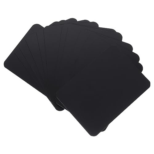 KICHOUSE 12 Stück Etikettenhalter zum Aufhängen Lebensmitteletiketten schwarze Etiketten küchenorganisation küche organisation tischdeckenklammern patchkabel Clip Etikettenhalter für Körbe von KICHOUSE