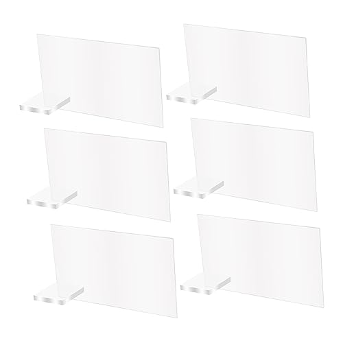 KICHOUSE 12 Stück Hochzeitssitzschild Gruß Platzkarten mit Hochzeitsnamen Gold Tablett Tischplatzschilder Rezeption Hochzeitstischnummern hochzeit zeichen dekoration Acryl von KICHOUSE