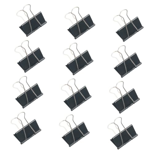 KICHOUSE 12 Stück Skizzenblockhalter Clips Tafel-Memo-Clip farbige Heftklammern sortiert Büroklammern aus Metall Gouache-Klemmen Öl- -Clip Skizzenklammern Papierclip Schwarz KICHOUSE 12 Stück Skizzenblockhalter Clips Tafel-Memo-Clip farbige Heftklammern sortiert Büroklammern aus Metall Gouache-Klemmen Öl- -Clip Skizzenklammern Papierclip Schwarz von KICHOUSE